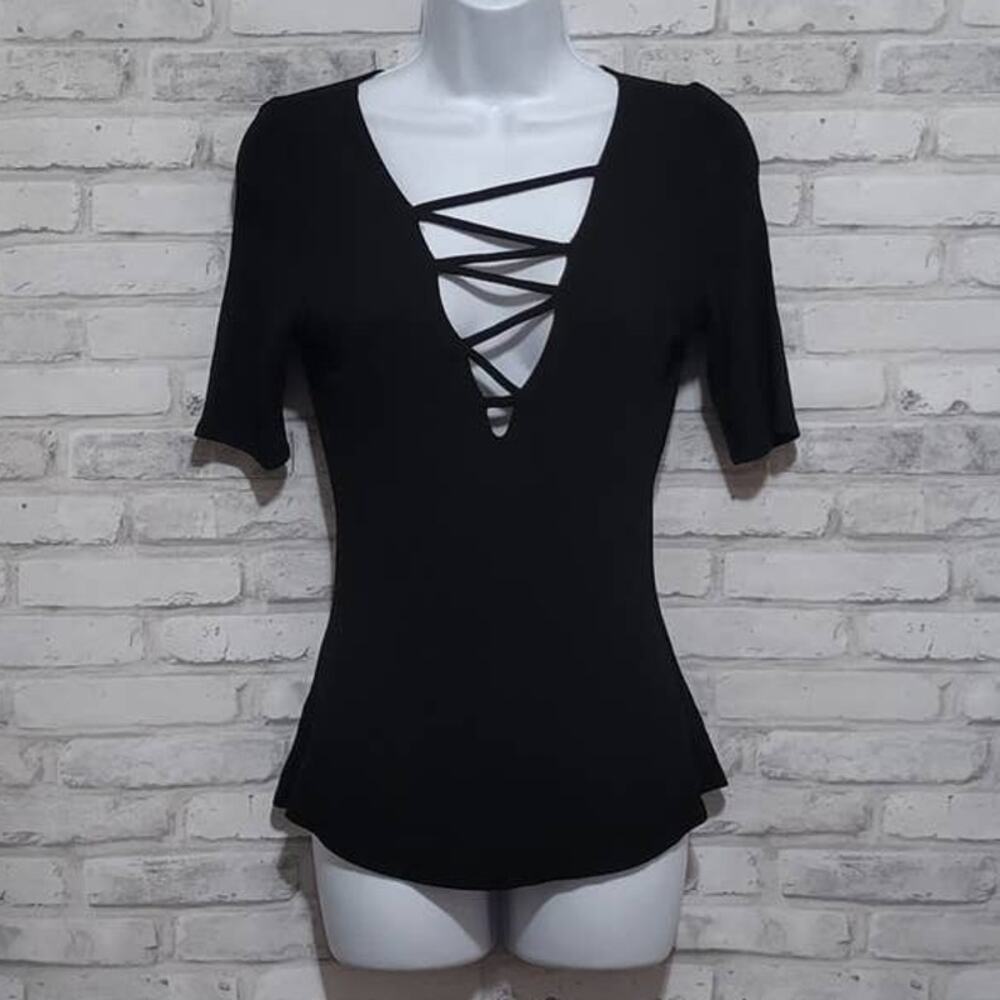 Riller Rib Knit Shirt Top Womens Size 1